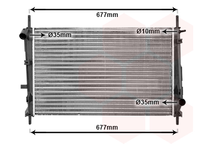 Radiateur Van Wezel 18002185