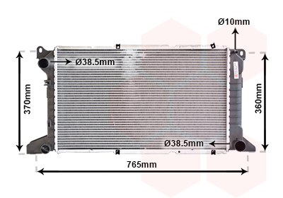 Radiateur Van Wezel 18002204