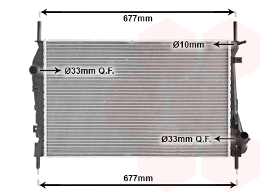 Radiateur Van Wezel 18002337