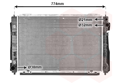 Radiateur Van Wezel 18002346