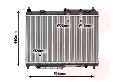 Van Wezel Radiateur 18002442