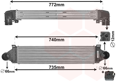 Van Wezel Interkoeler 18004481