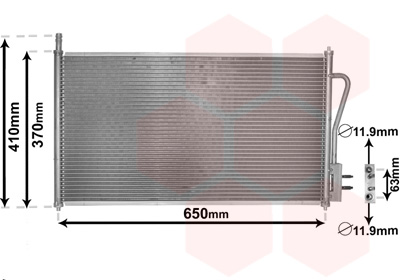 Van Wezel Airco condensor 18005268