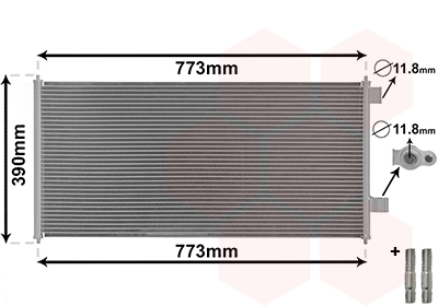 Van Wezel Airco condensor 18005361