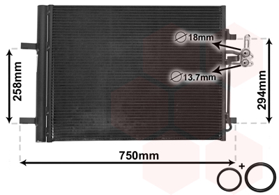 Van Wezel Airco condensor 18005427