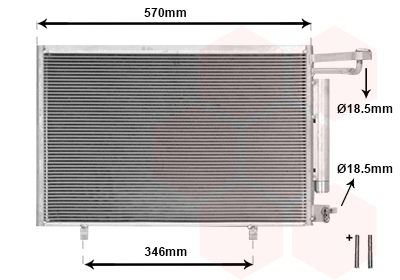 Van Wezel Airco condensor 18005615