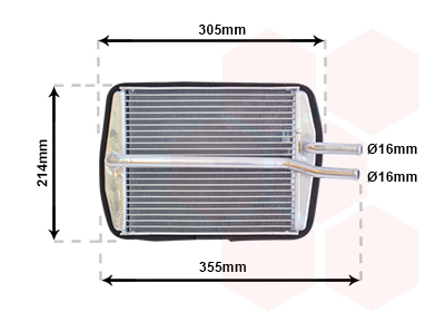 Kachelradiateur Van Wezel 18006216