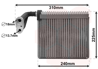 Airco verdamper Van Wezel 1800V426