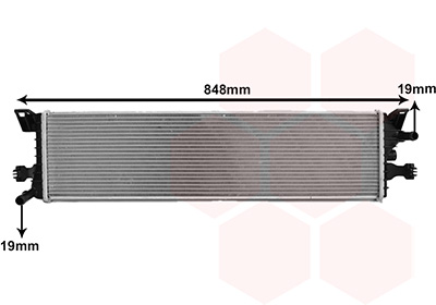 Radiateur Van Wezel 18012724