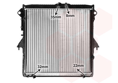 Radiateur Van Wezel 18012731