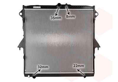 Radiateur Van Wezel 18012734