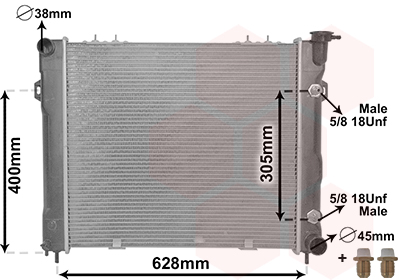 Van Wezel Radiateur 21002007