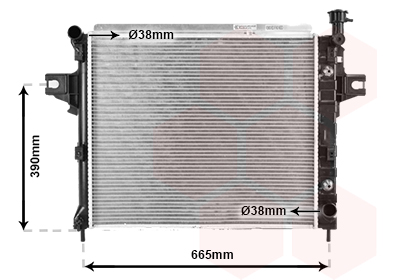 Radiateur Van Wezel 21002044