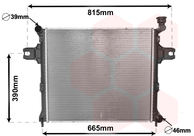 Radiateur Van Wezel 21002058