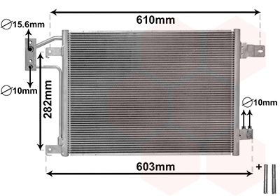 Airco condensor Van Wezel 21005049