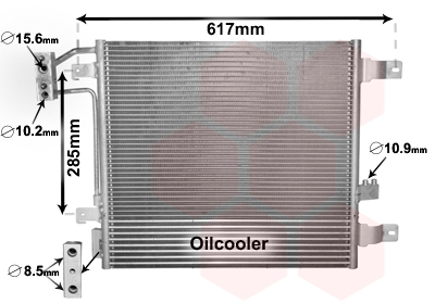 Airco condensor Van Wezel 21005057