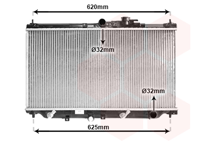 Radiateur Van Wezel 25002011