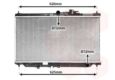 Radiateur Van Wezel 25002016