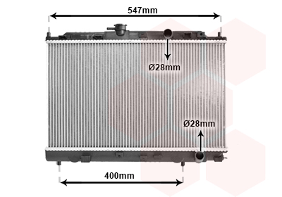 Radiateur Van Wezel 25002042