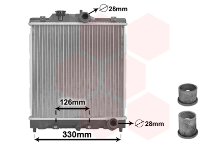 Radiateur Van Wezel 25002067