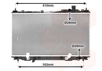 Radiateur Van Wezel 25002114