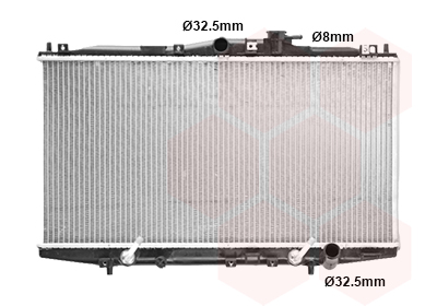 Radiateur Van Wezel 25002119