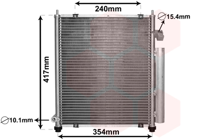 Airco condensor Van Wezel 25005197