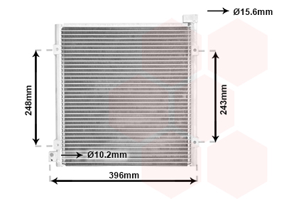 Airco condensor Van Wezel 25005249