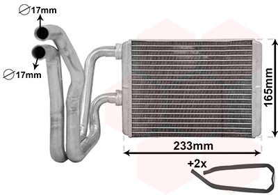 Van Wezel Kachelradiateur 25006304