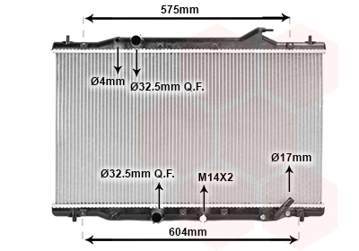 Van Wezel Radiateur 25012705