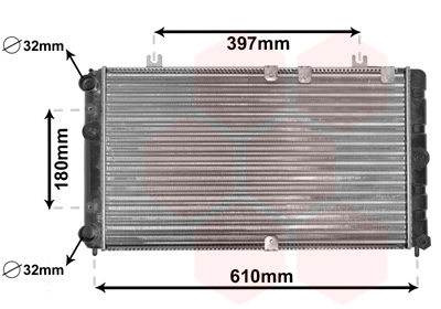 Radiateur Van Wezel 26002021