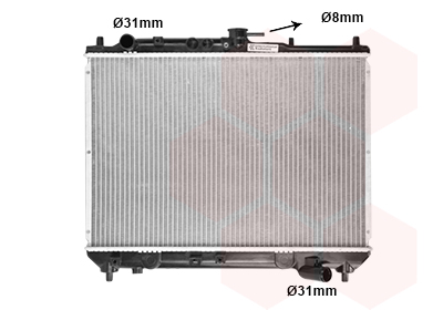 Radiateur Van Wezel 27002066