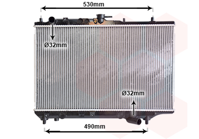 Radiateur Van Wezel 27002088