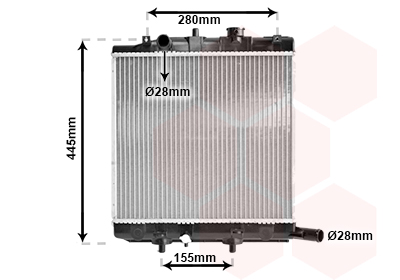 Radiateur Van Wezel 27002139