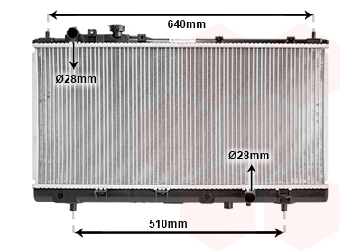 Radiateur Van Wezel 27002151