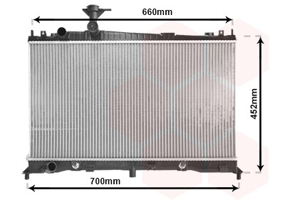 Radiateur Van Wezel 27002161