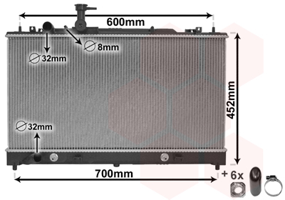 Van Wezel Radiateur 27002163