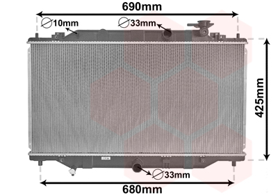 Radiateur Van Wezel 27002269