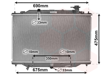 Radiateur Van Wezel 27002274