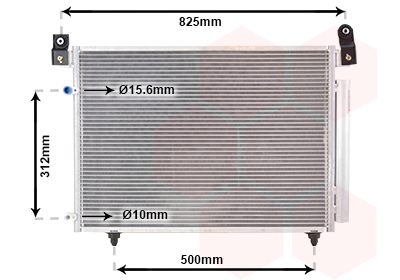 Airco condensor Van Wezel 27005196