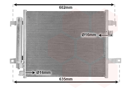 Airco condensor Van Wezel 27005294