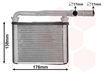 Kachelradiateur Van Wezel 27006278