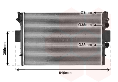 Radiateur Van Wezel 28002042