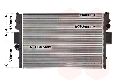 Radiateur Van Wezel 28002057