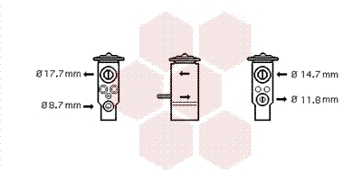 Airco expansieklep Van Wezel 30001111