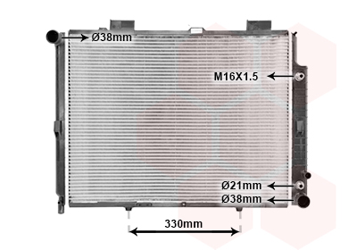 Radiateur Van Wezel 30002189