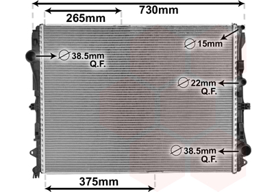 Radiateur Van Wezel 30002667
