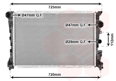 Radiateur Van Wezel 30002691