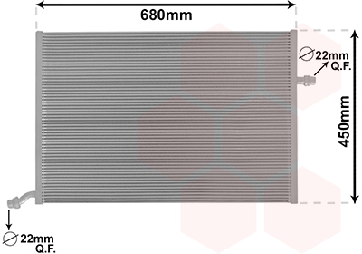 Radiateur Van Wezel 30002712