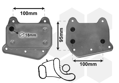 Van Wezel Oliekoeler motorolie 30003376